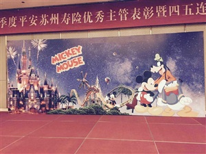 平安表彰大会布置完毕